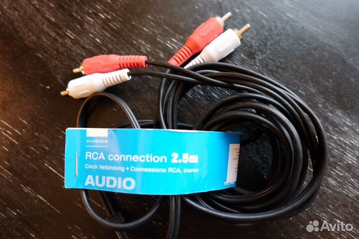 Кабель Vivanco 2х2 rca 2.5 m