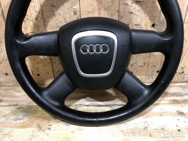 Руль кожаный Audi A4 B7, A3 8P, A6 Арт. 120302