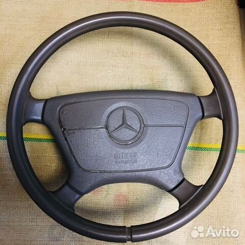 Руль Mercedes w202 w210 коричневый