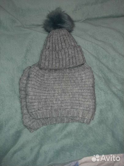 Комплект шапки и снуд