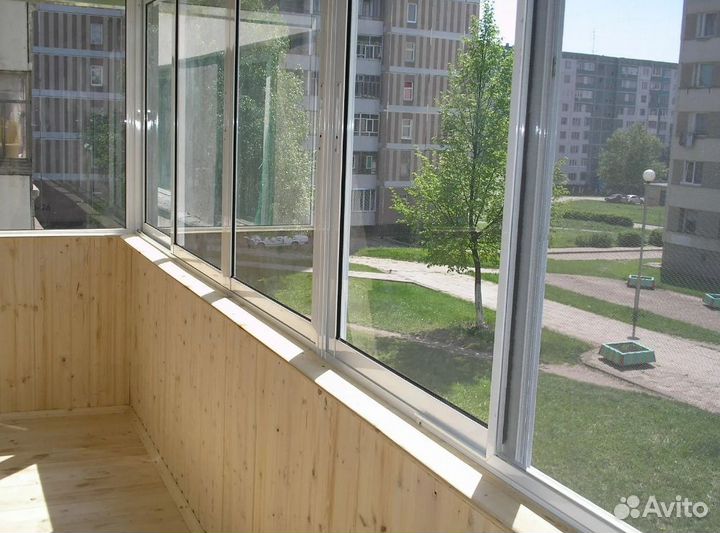 Остекление алюминиевое с расширением