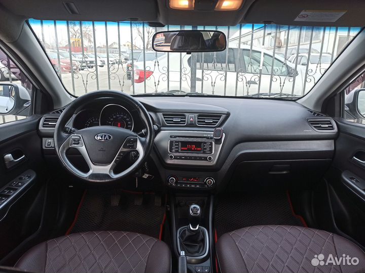 Kia Rio 1.6 МТ, 2016, 118 792 км