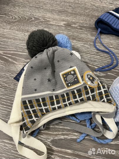 Шапка для мальчика 68 74