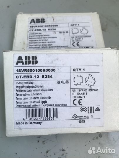 Реле времени abb CT-ERD.12
