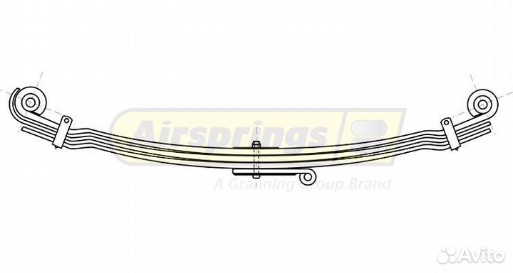 Передние рессоры Ман командор