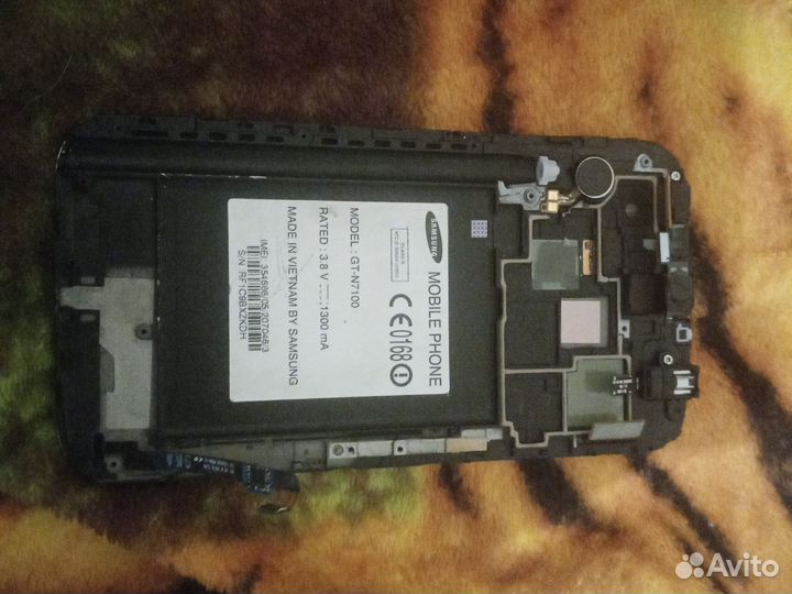 Samsung note 2 на запчасти