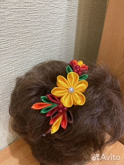 Ободок осенний, ручная работа