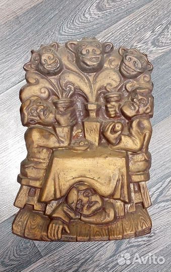 Барельеф гипсовый СССР