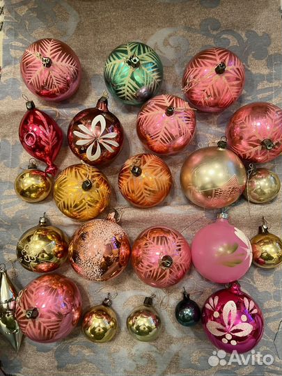 Елочные игрушки СССР одним лотом