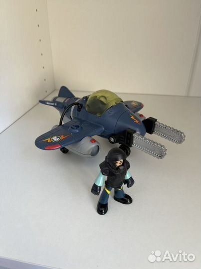 Imaginext вертолет самолет