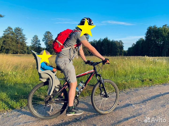 Детское велокресло Hamax kiss на трубу