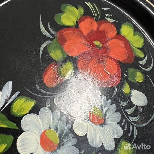 Поднос жестянной СССР