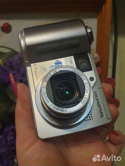 Фотоаппарат мыльница Olympus C55 Zoom новый ретро