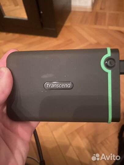 Внешний жесткий диск Transcend StoreJet на 750gb