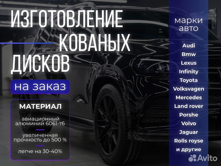 Кованые диски R22 Mercedes A, C, E, S, V-Class
