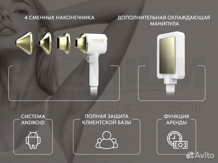 Аппарат для эпиляции 3000 Вт