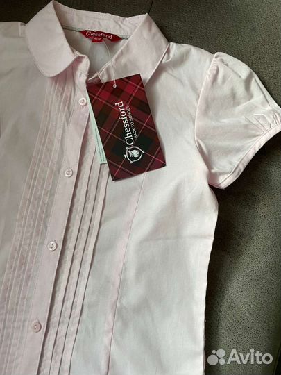 Рубашка школьная для девочки 122