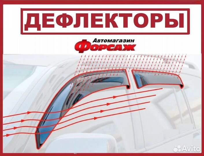 Дефлекторы окон для nissan murano 2009-2016 г