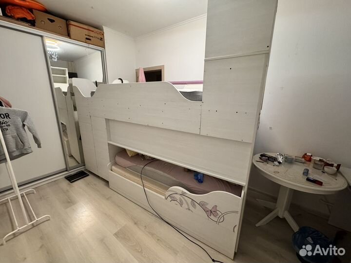 Кровать двухъярусная Леди 4 и кровать Леди 3