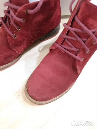 Ботинки женские замша 38