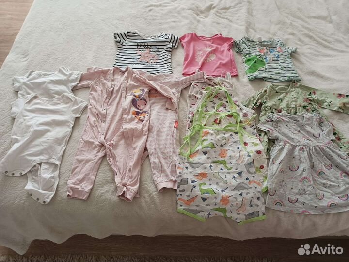 Пакет вещей девочка 74-80