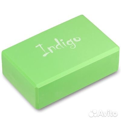 Блок для йоги indigo 6011 hkyb 22,8 х15,2 х7,6 см