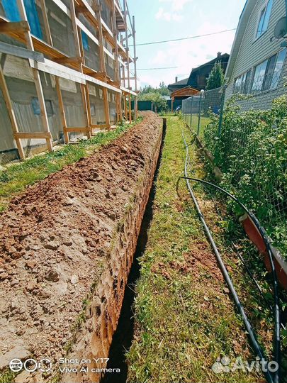 Копка Траншей вручную