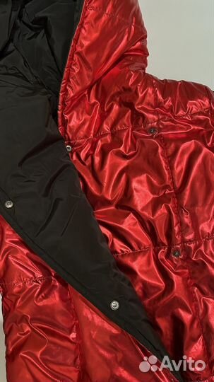 Женский двусторонний пуховик over size