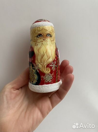 Матрешка дед мороз снегурочка Сергиев Посад