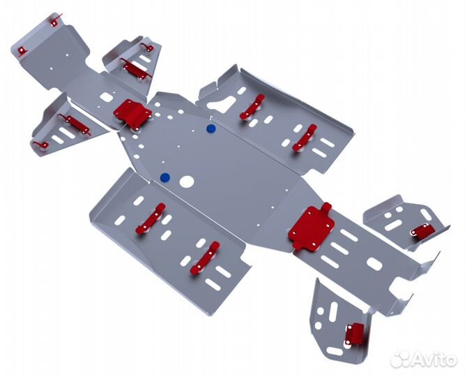 Защита днища для квадроцикла CF moto X5/X6