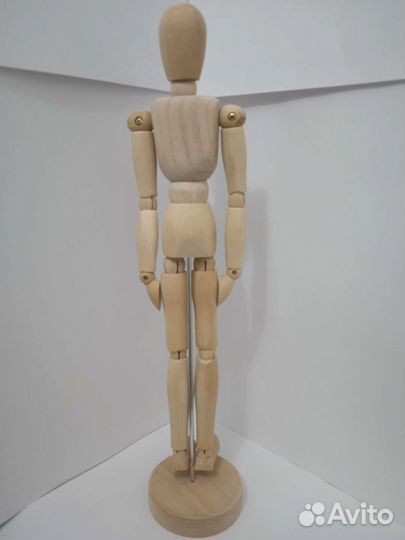 Манекен Человека Деревянный На шарнирах 34 см