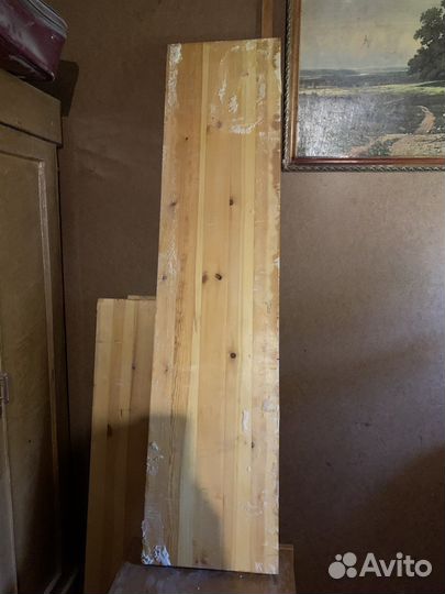 Подоконник деревянный из массива бу