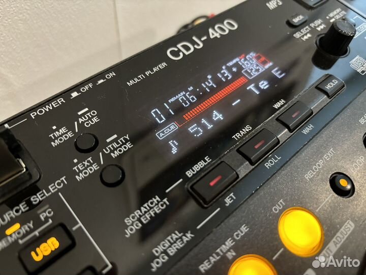 Cd проигрыватель pioneer cdj 400 (x2)