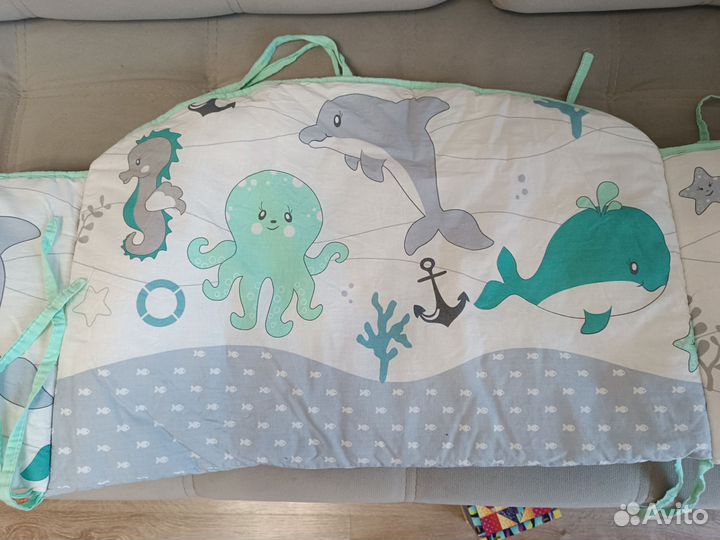 Бортики в детскую кроватку