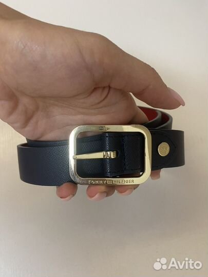 Ремень женский кожаный tommy hilfiger