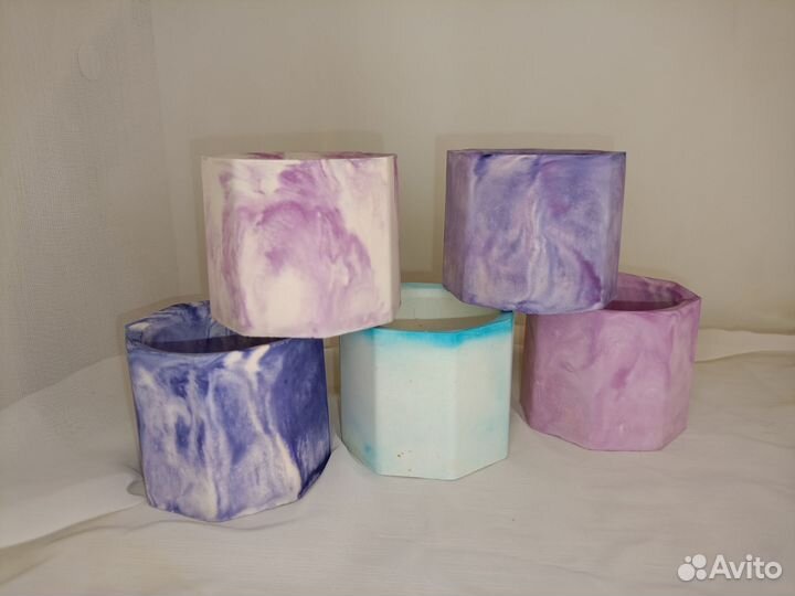 Гипсовый подсвечник