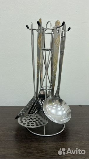 Набор кухонных столовых приборов шумовка половник