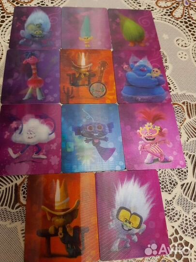 Карточки тролли 