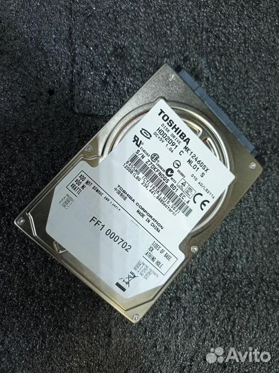 Жесткий диск toshiba 120GB 2.5 размер