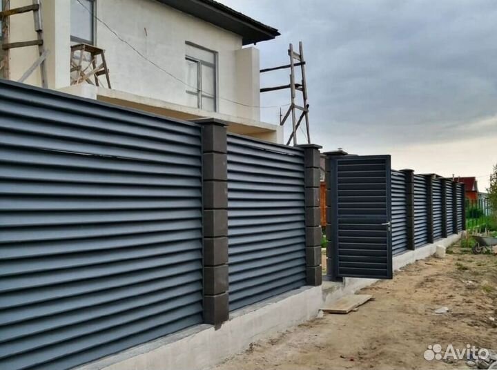 Забор жалюзи