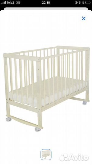 Кровать десткая и матрас