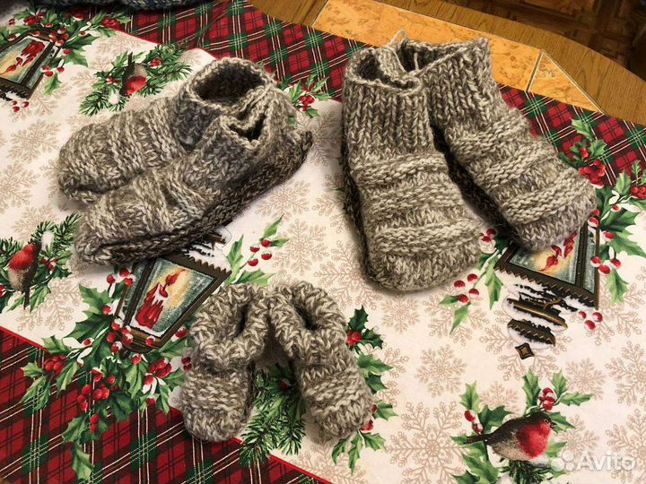 Носки вязаные комплект