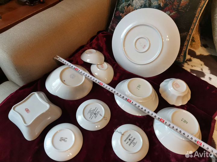 Посуда тарелки блюда блюдца лфз Вербилки СССР Чех