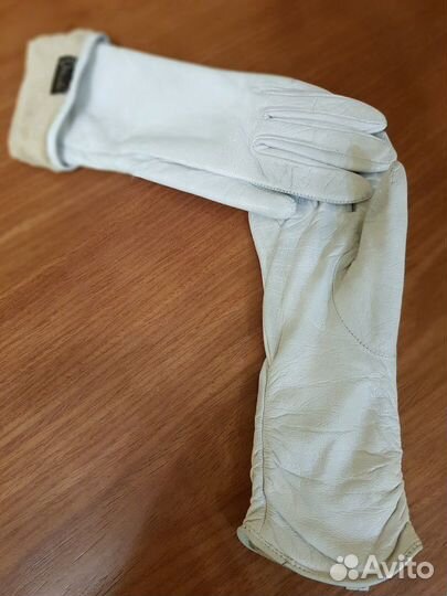 Продаю кожаные перчатки женские, размер 6,5