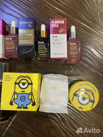 Сыворотки, патчи для глаз, кушон, тоналка