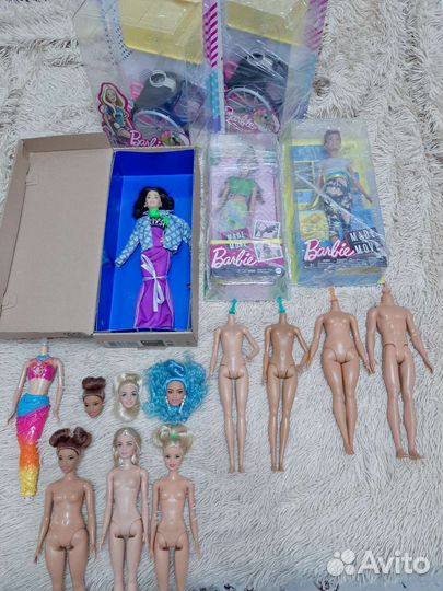 Куклы Барби тела головы