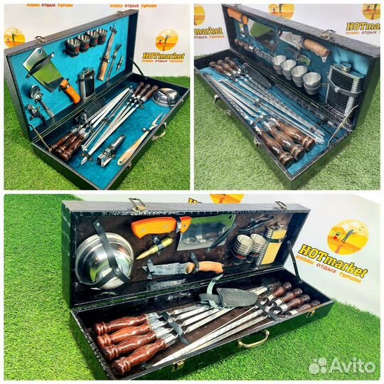 Набор шампуров подарочный