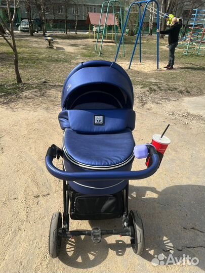 Коляска camarelo Zeo 2в1 эко кожа