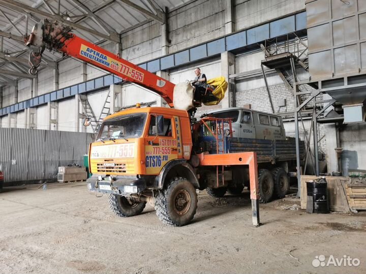 Манипулятор вездеход стрела 7тн / 19м, борт 10 тн