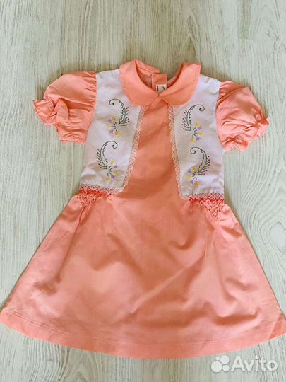 Платье детское винтаж СССР
